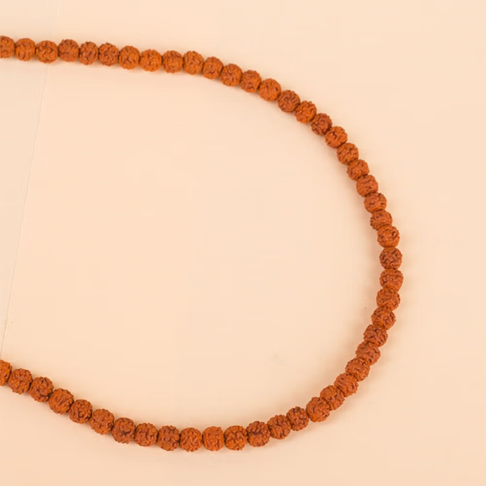 Panchamukhi Rudraksha Mala (Bead Size 5.5 mm) - Image 3