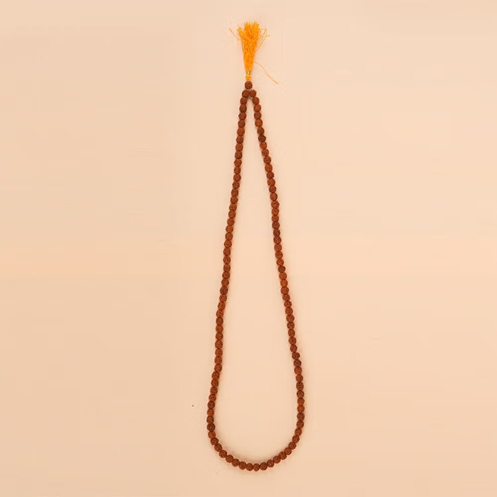 Panchamukhi Rudraksha Mala (Bead Size 7.5 mm)
