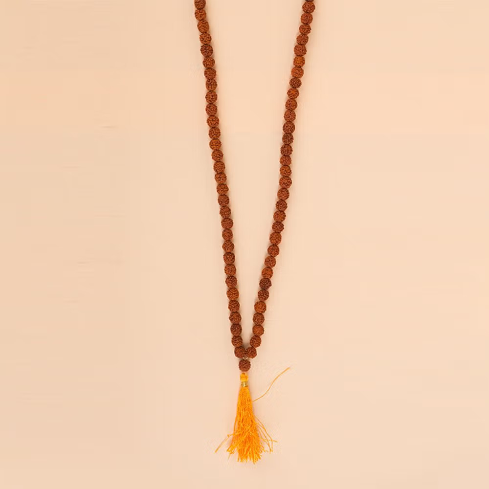 Panchamukhi Rudraksha Mala (Bead Size 7.5 mm) - Image 2