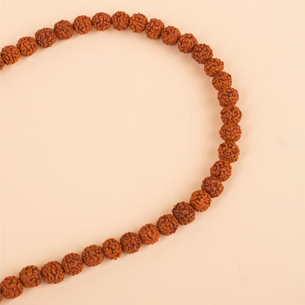 Panchamukhi Rudraksha Mala (Bead Size 7.5 mm) - Image 3