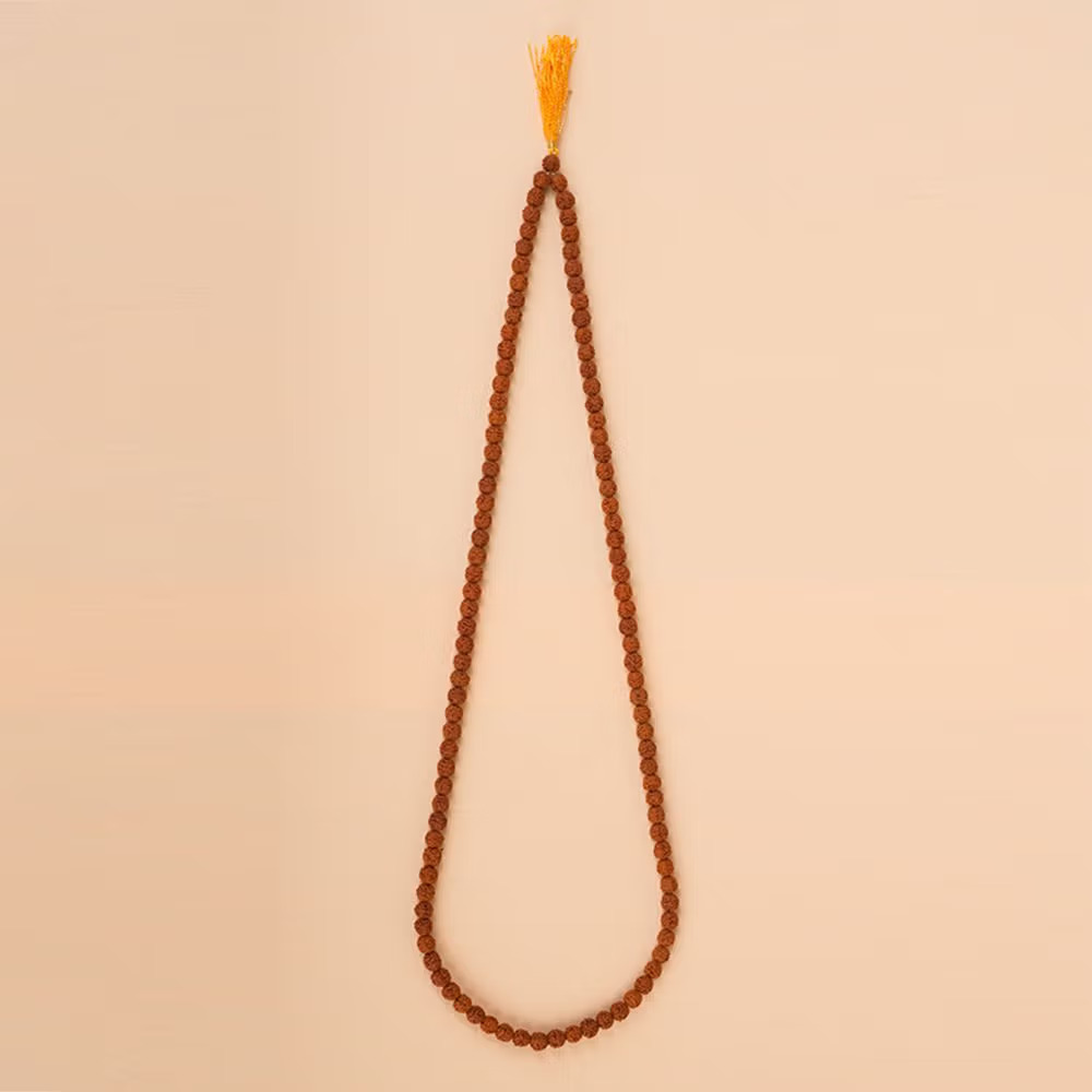 Panchamukhi Rudraksha Mala (Bead Size 7 mm)