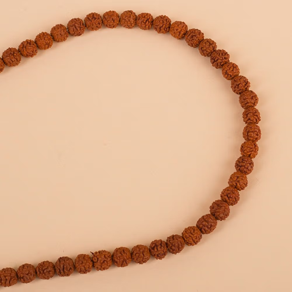 Panchamukhi Rudraksha Mala (Bead Size 7 mm) - Image 3