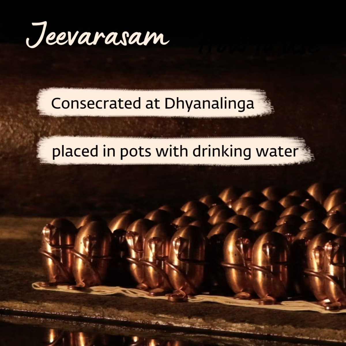 Jeevarasam. Consecrate water at home. Unique design. Exclusive Isha Product. To be placed inside copper pots. - Image 6