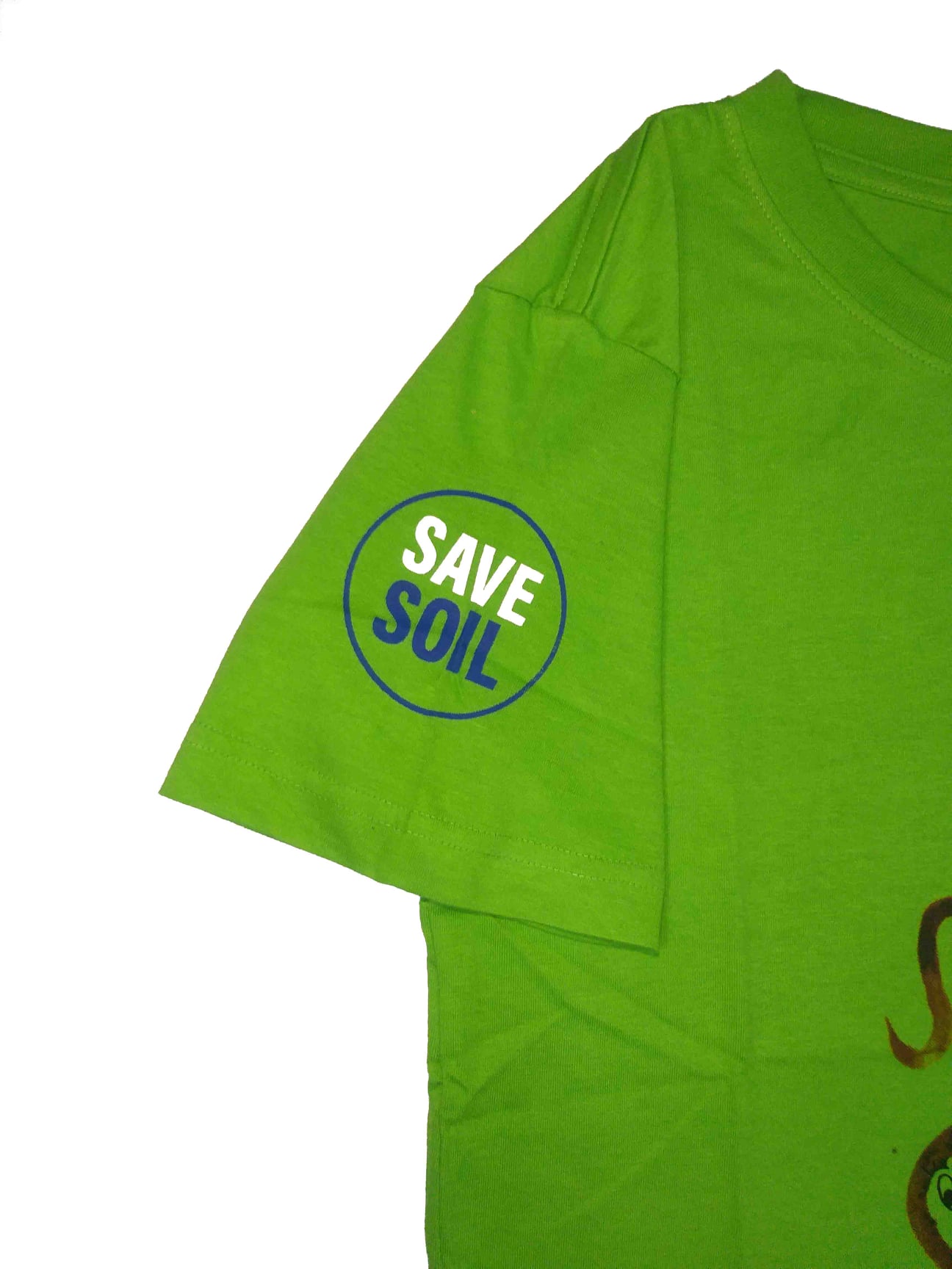 Unisex Save Soil Short Sleeve T-Shirt (Size-S) - Image 4