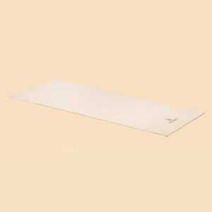 Handwoven organic cotton rug yoga mat. Undyed. Eco-friendly. Washable. GOTS certified