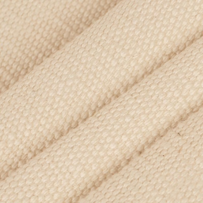 Handwoven organic cotton rug yoga mat. Undyed. Eco-friendly. Washable. GOTS certified - Image 4