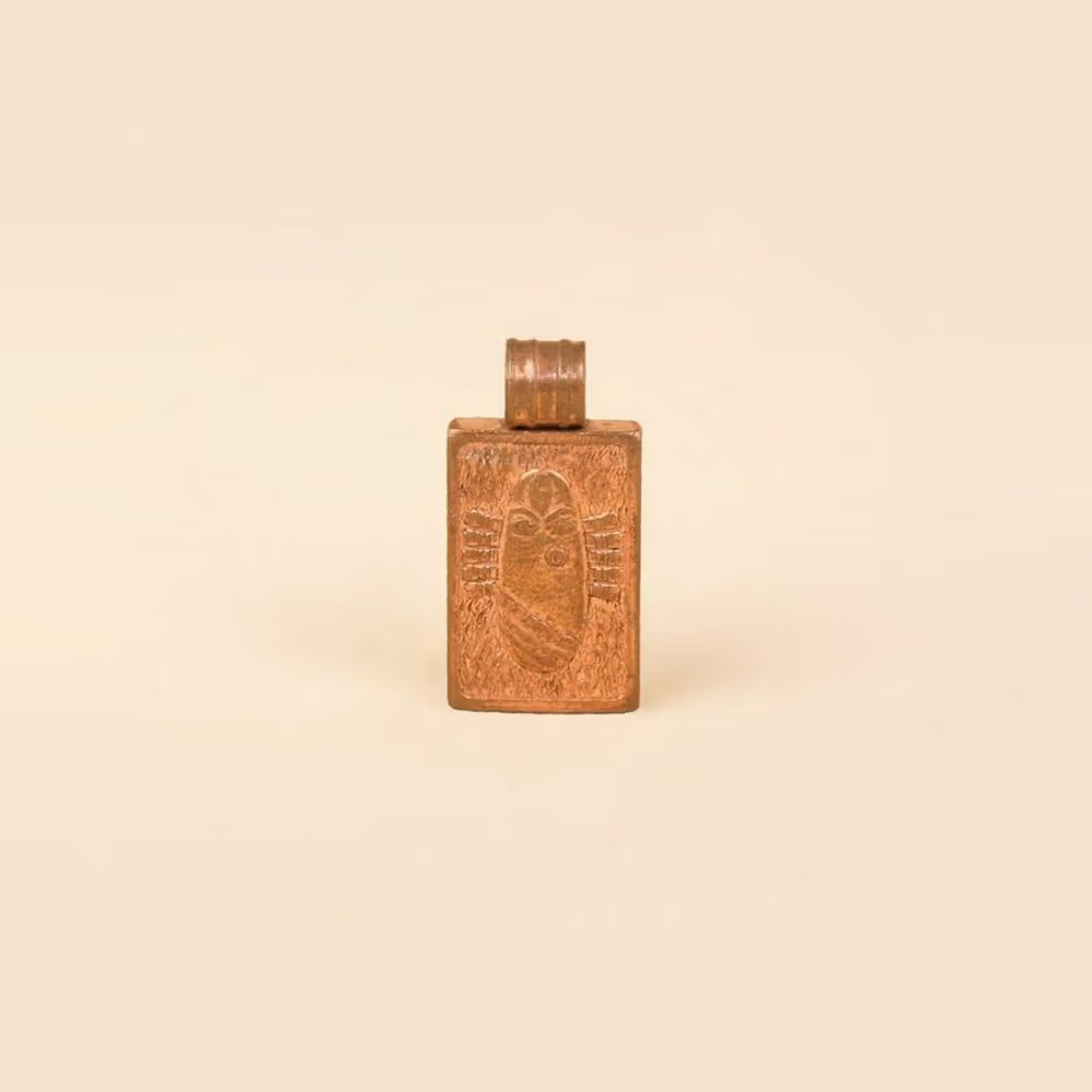 Linga Bhairavi Copper Pendant (Large)