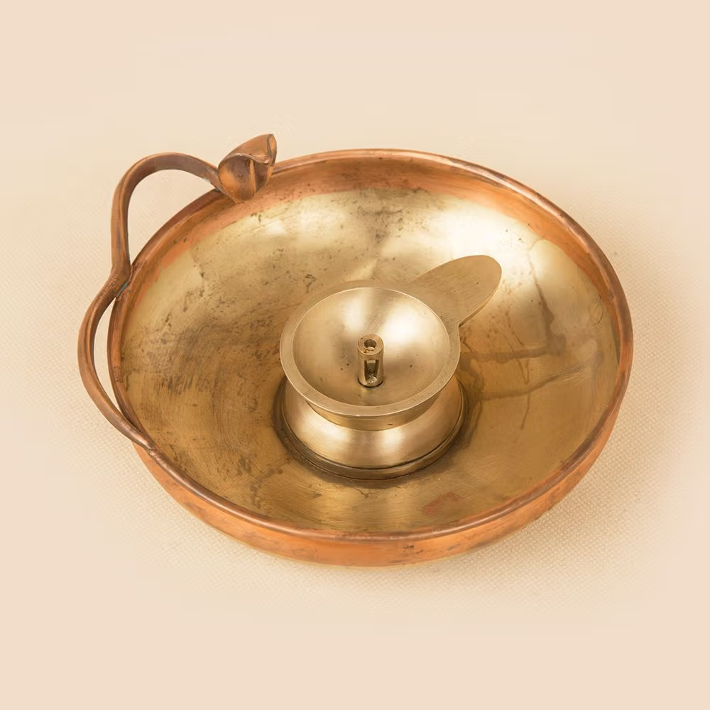Consecrated Linga Jyoti Lamp. Unique Design. Bring home the energies of Dhyanalinga - Image 2