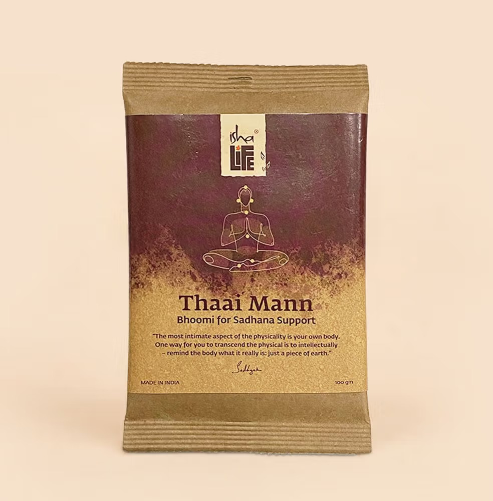 Thaai Mann - Consecrated mud based application for sadhana support (100gms) - Image 3