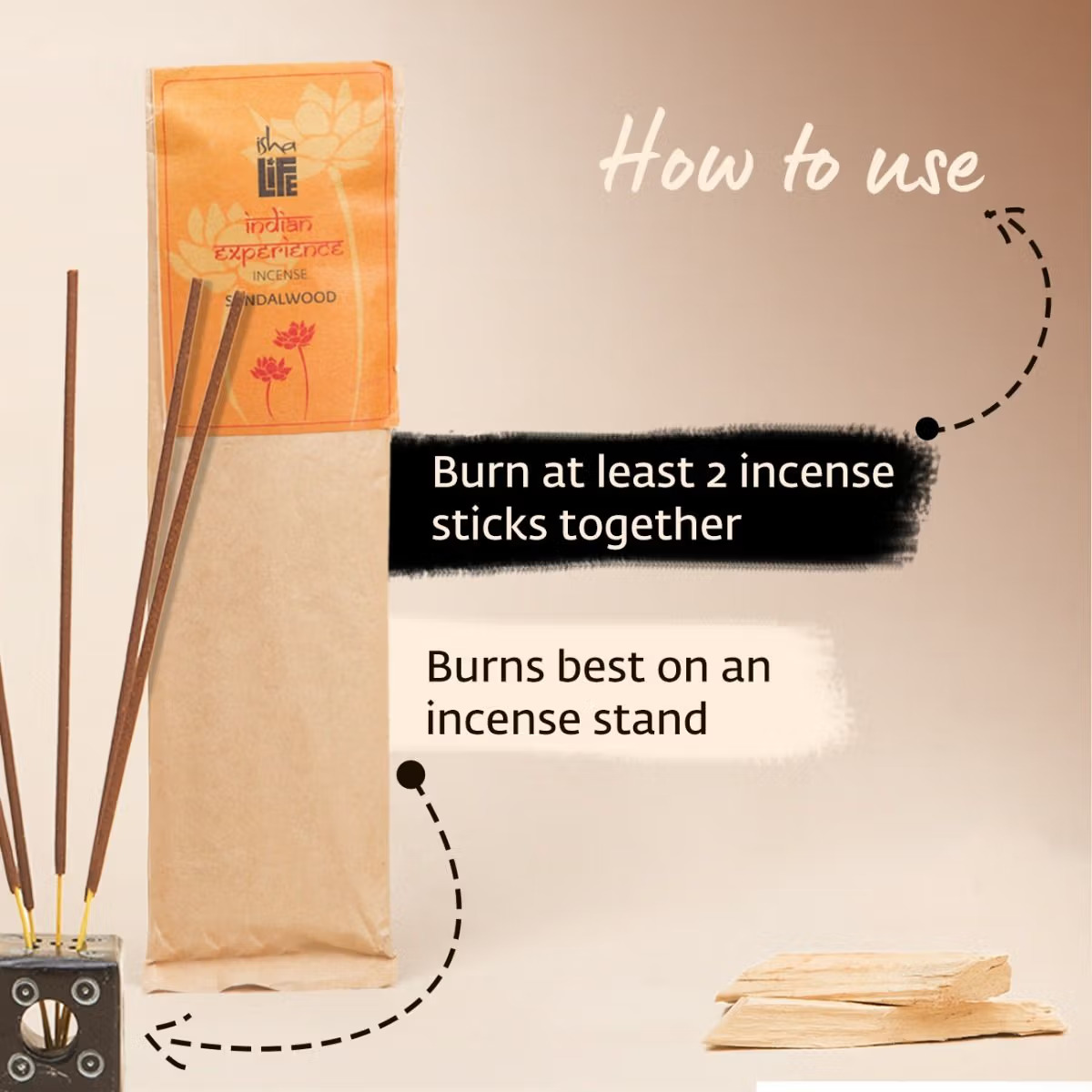 Hand rolled pure sandalwood masala incense/agarbatti - Image 5
