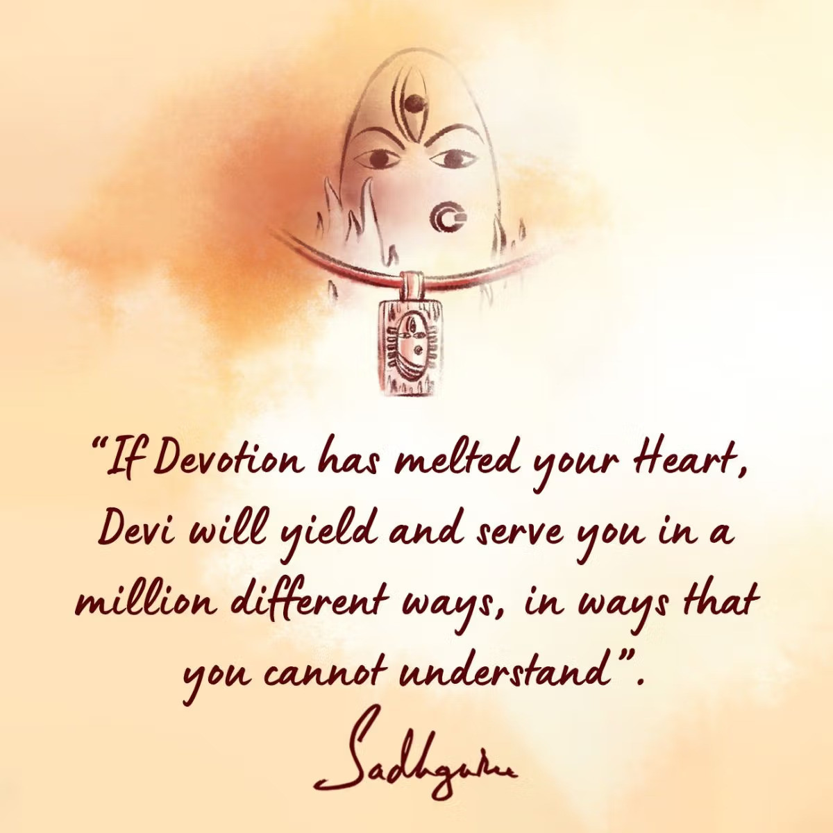 Linga Bhairavi pendant rope - Image 4