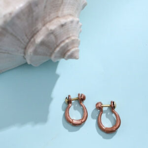 Adiyogi Copper Earring