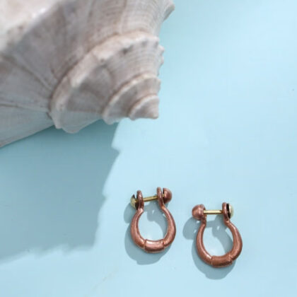 Adiyogi Copper Earring