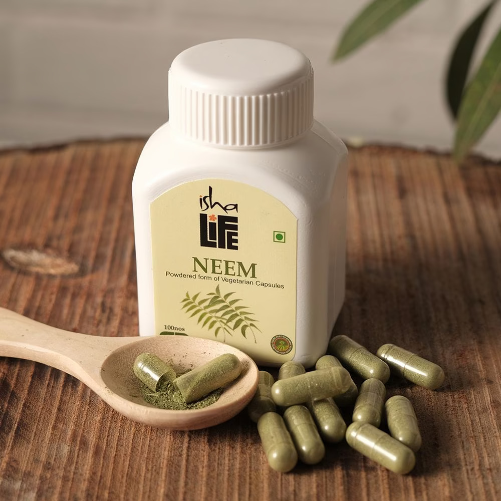 Neem and Turmeric powder in veg capsules. Combo pack. 100 capsules each. For daily detox. - Image 3