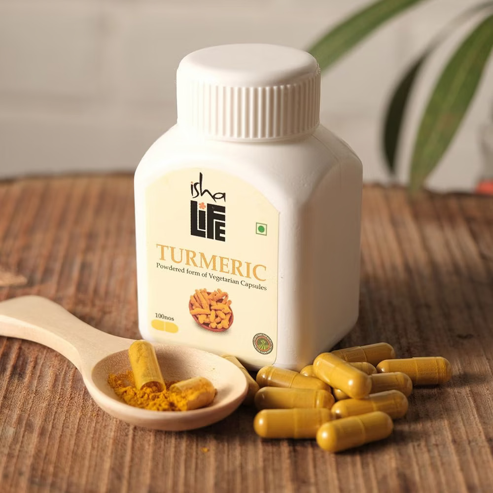 Neem and Turmeric powder in veg capsules. Combo pack. 100 capsules each. For daily detox. - Image 2